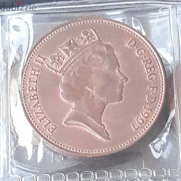 UK Two Pence "Elizabeth II" (1997)
- Old Coin 0