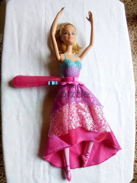 Barbie BALLERINA DANCE &SPIN FAIRYTALE mechanism as new doll=17$ 1