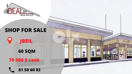 Shop for sale in jbeil 60 sqm REF#JH17053