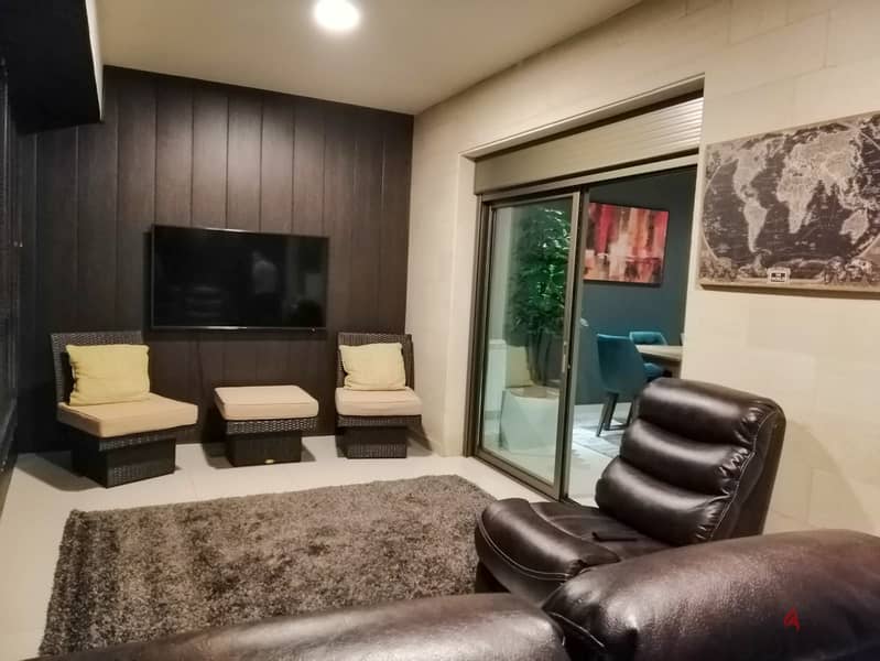 Furnished Apartment in Broumana, Metn with Partial View & TERRACE 2