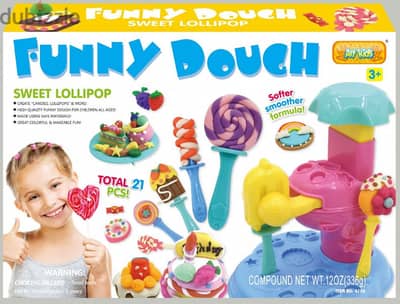 Art Kids Funny Dough Sweet Lollipop