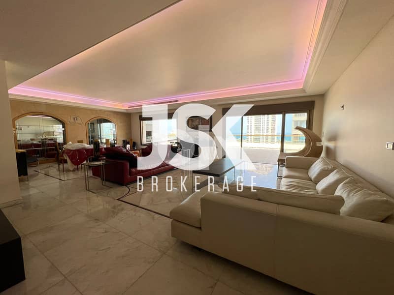 L09885 - Furnished Penthouse For Rent With A Terrace in Sursock 0