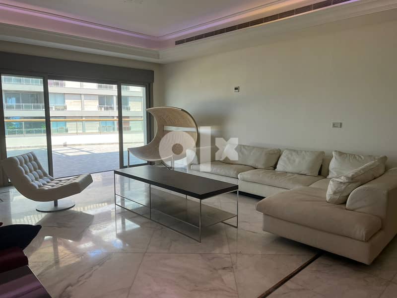 L09885 - Furnished Penthouse For Rent With A Terrace in Sursock 3