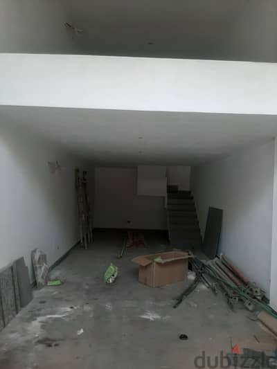 100 Sqm + 60 Sqm Mezannine | Brand New Shop for rent in Bsalim