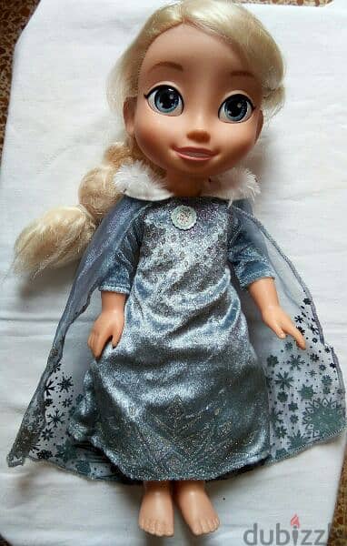 ELSA SINGING +TRADITIONS 35 Cm -FROZEN 2 as new mechanism doll=27$ 3