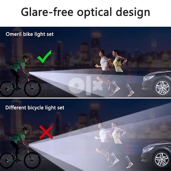 LifeBee LED bicycle light set 6