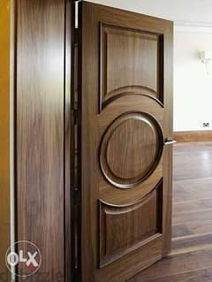Wooden cnc enterance doors 0