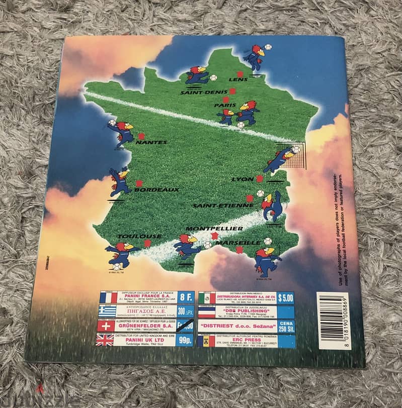 Panini France 98 Album - Incomplete 2