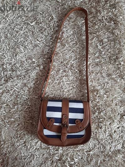 LCWAIKIKI navy stripped cross bag