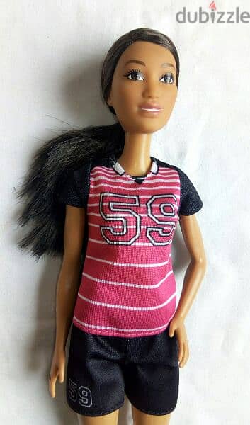 BARBIE SOCCER PLAYER - I CAN BE brunette great doll +complete wear=20$ 3