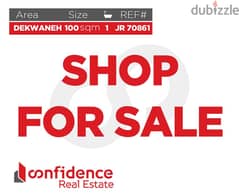 Shop for sale in dekwaneh, main road!! REF#JR70861