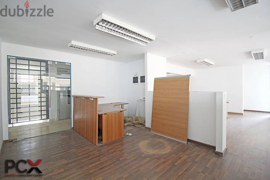 Office For Rent In Achrafieh I Partitioned I Spacious 2