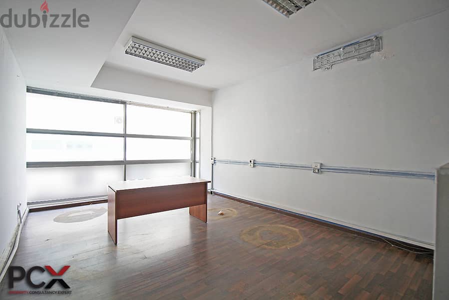 Office For Rent In Achrafieh I Partitioned I Spacious 6