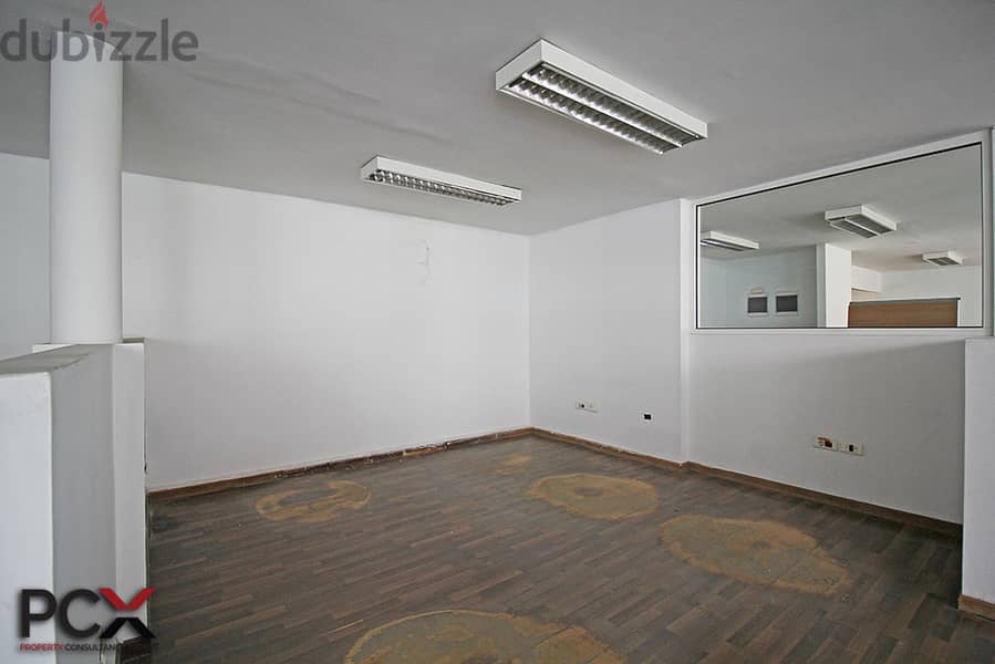 Office For Rent In Achrafieh I Partitioned I Spacious 7