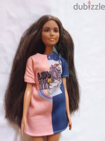 Barbie FASHIONISTAS TALL 103 brunette great doll Tall Hair Shoes=16$ 2