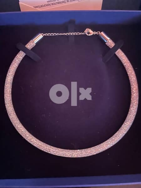 full swarovski fishnet silver necklace 2