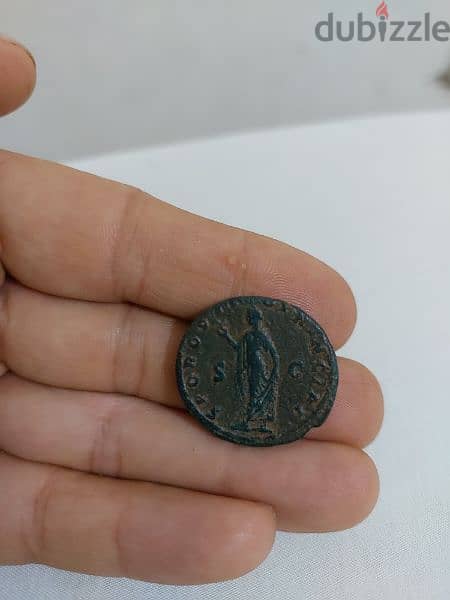Ancient Roman Bronze Coin for Emperor Trajan year. 98. _ 117 AD 1