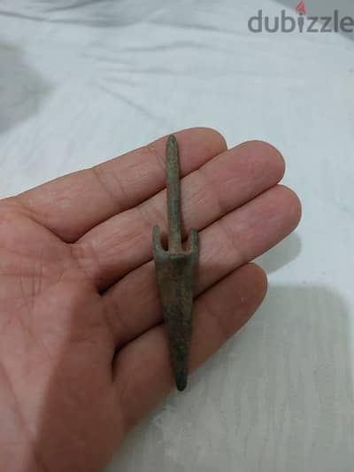 Ancient Roman Bronze arrow Head 1s. century six cm. length