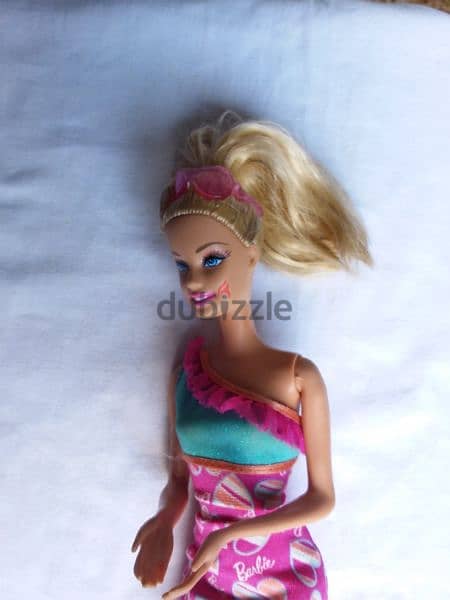 Barbie Puppy Swim School great Mattel doll 2010 moves her hands up=15$ 2