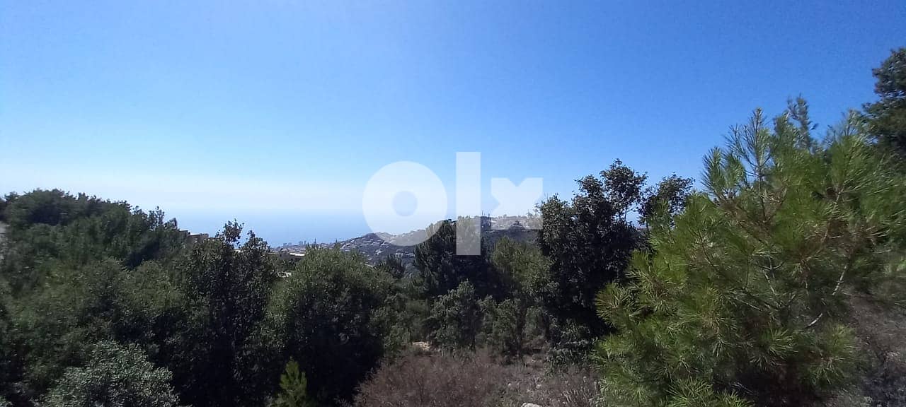 L09930 - Beautiful Land for Sale in Kfour with A Sea View 1