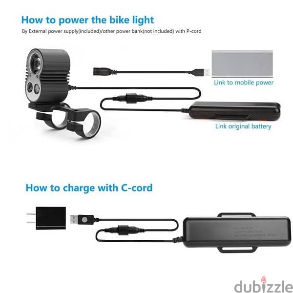 Bike Headlight, Vive Comb 1600 Lumens Bike Light 2
