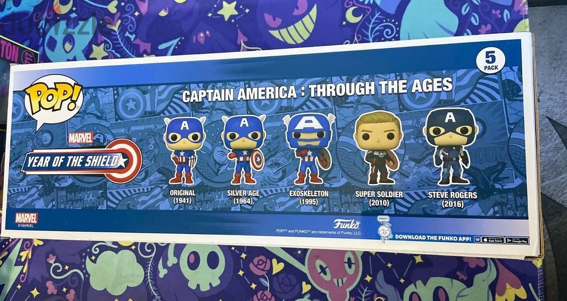 Funko Pop! Marvel: Year Of The Shield - Captain America Through the Ag