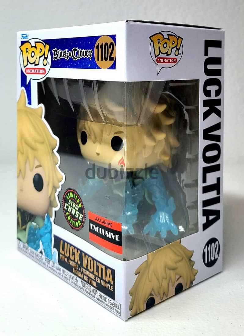 Luck Voltia / Black Clover / Funko Pop Animation 1102 / Exclusive AAA Anime
