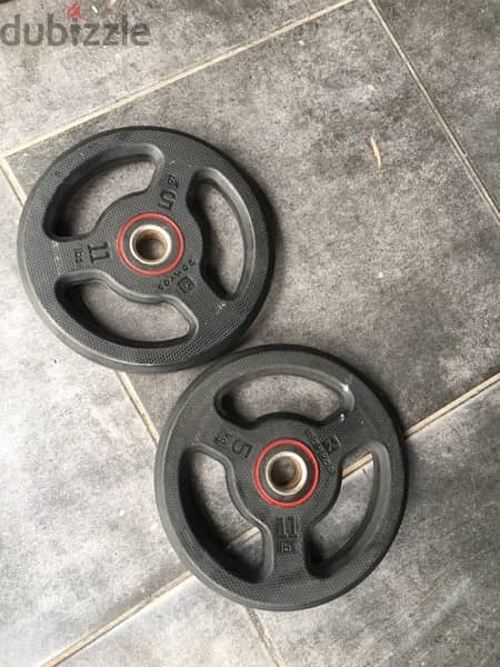 rubber weights like new we have also all sports equipment 1