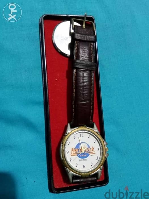 Vintage rare Hard rock cafe beirut watch Special Edition 1