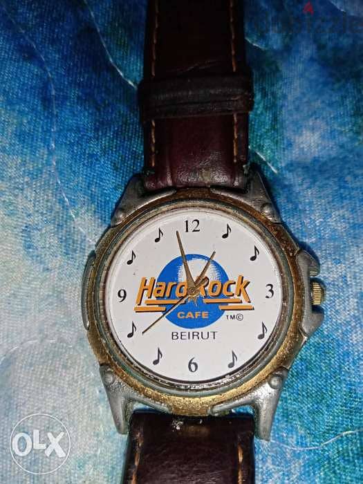 Vintage rare Hard rock cafe beirut watch Special Edition 3