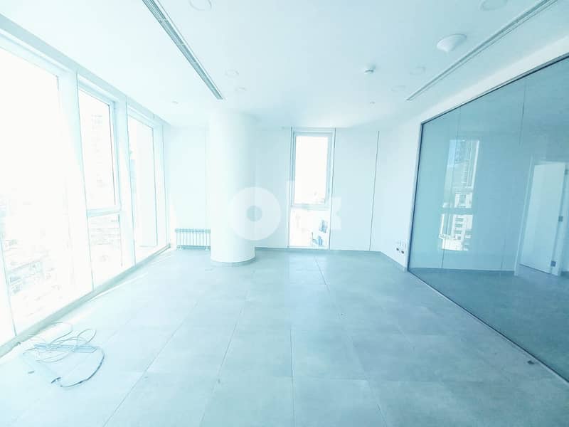 AH22-1156 Office for rent in Sodeco, Ashrafieh,117m2, $2,084 cash 2