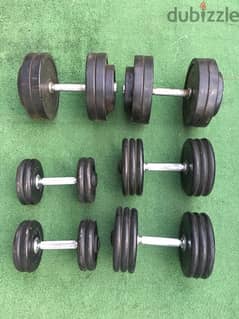 dumbells like new we have also all sports equipment 70/443573 RODGE 0