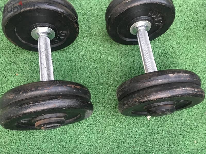 dumbells like new we have also all sports equipment 70/443573 RODGE 3