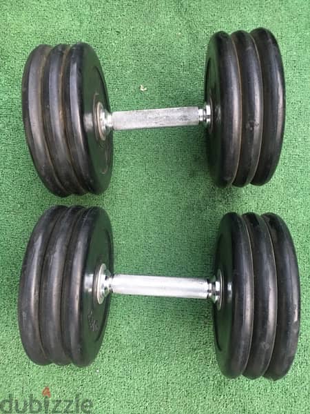 dumbells like new we have also all sports equipment 70/443573 RODGE 4