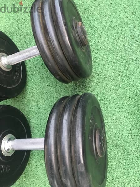 dumbells like new we have also all sports equipment 70/443573 RODGE 5