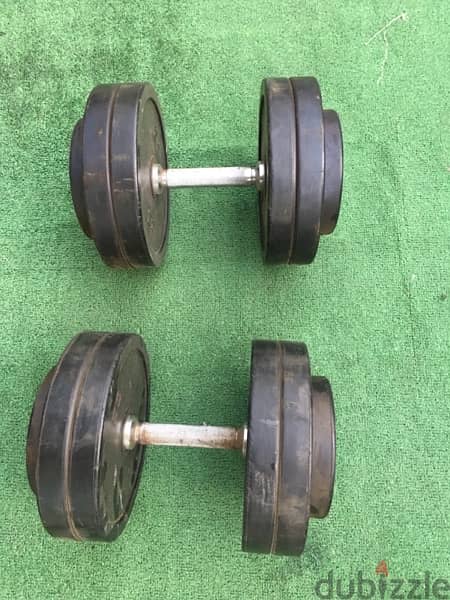 dumbells like new we have also all sports equipment 70/443573 RODGE 7