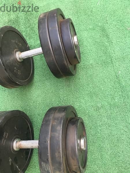 dumbells like new we have also all sports equipment 70/443573 RODGE 8