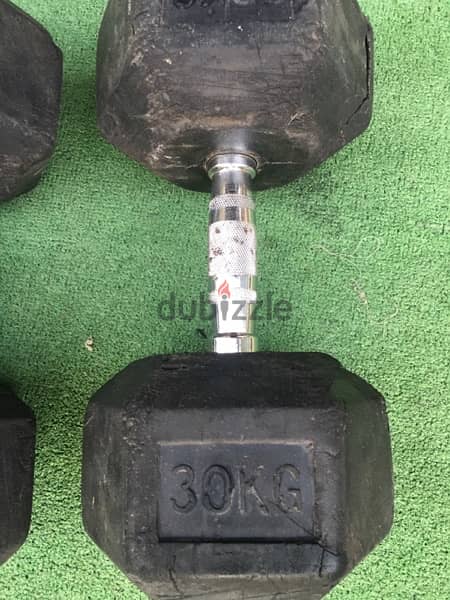 dumbells like new all weight available 70/443573 RODGE 1