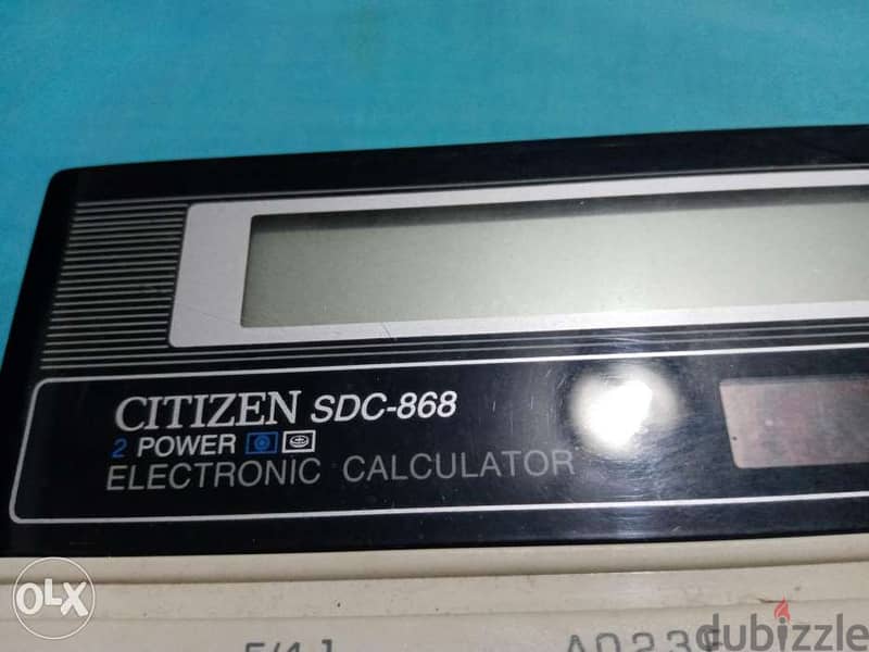 Vintage Solar/Battery citizen calculator 1