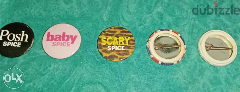 Vintage rare spice girls badges 1