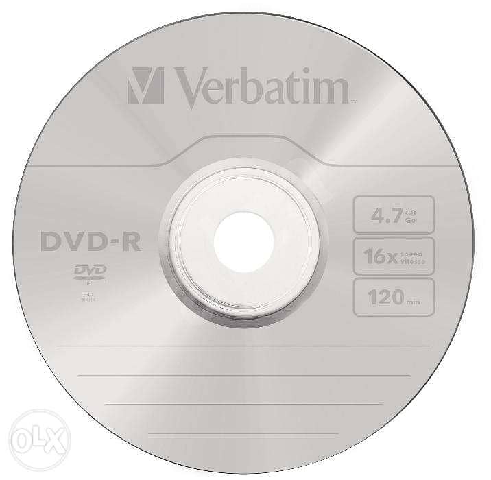 Verbatim DVD-R 4.7GB 16x 120min 10PCs أقراص ديفيدي فاضية عالية الجودة 2