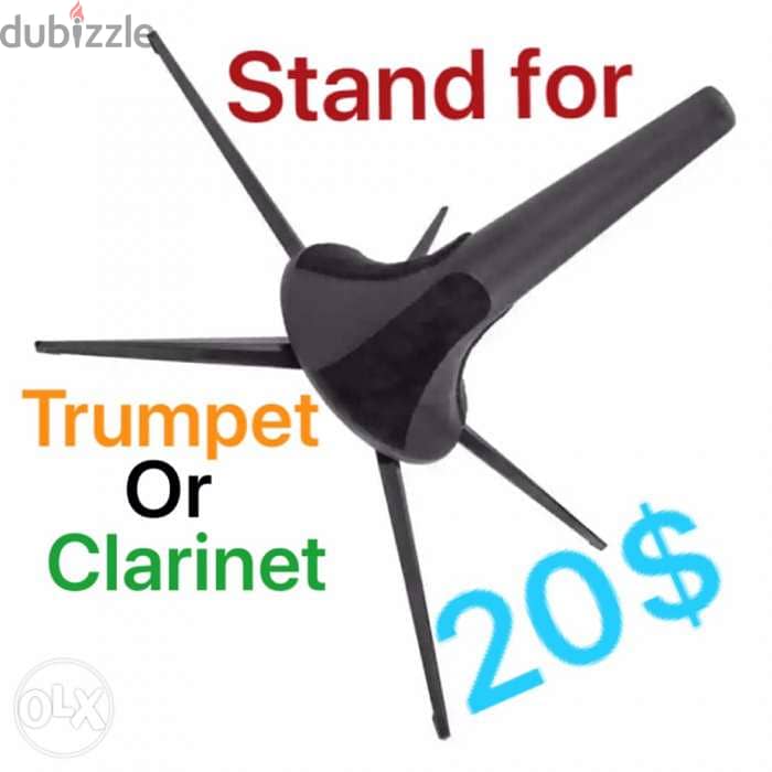 stand for clarinet trumpet saxophone 2