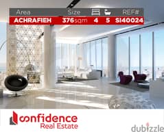 OWN THIS SPACIOUS Luxurious 376 SQM Apartment in Achrafieh REF#SI40024 0