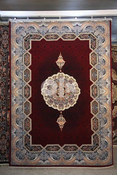 سجاد ايراني  بوردر خمري وبايج Iranian carpet 0