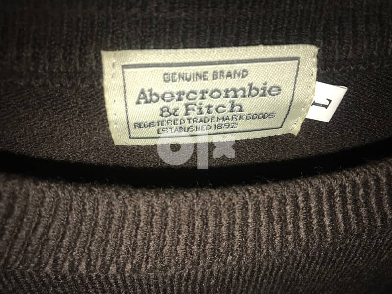 abercrombie size L brown 3