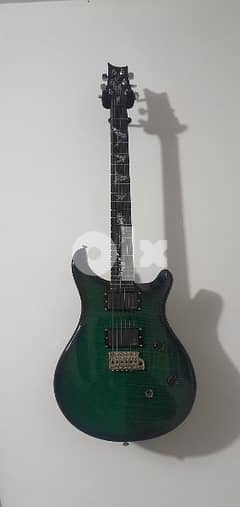 PRS SE Paul Allender Signature Electric Guitar, Emerald Green 0