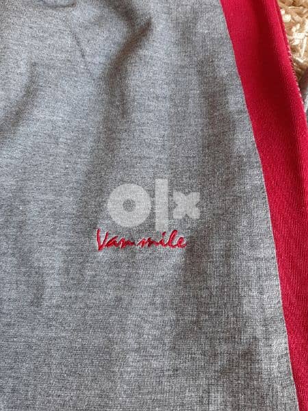 Grey and red sweatpants and hoodie for women size XL 6