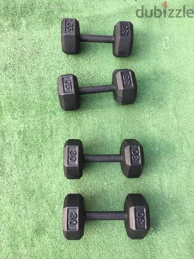 dumbells like new lkilo b 1.35$ we have also all sports equipment