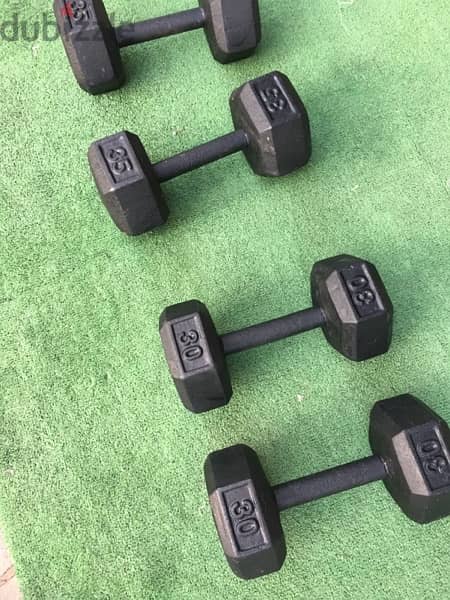 dumbells like new lkilo b 1.35$ we have also all sports equipment 1