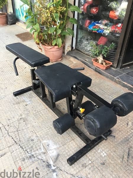 leg extension leg curl & adjustable bench in same time heavy duty 1